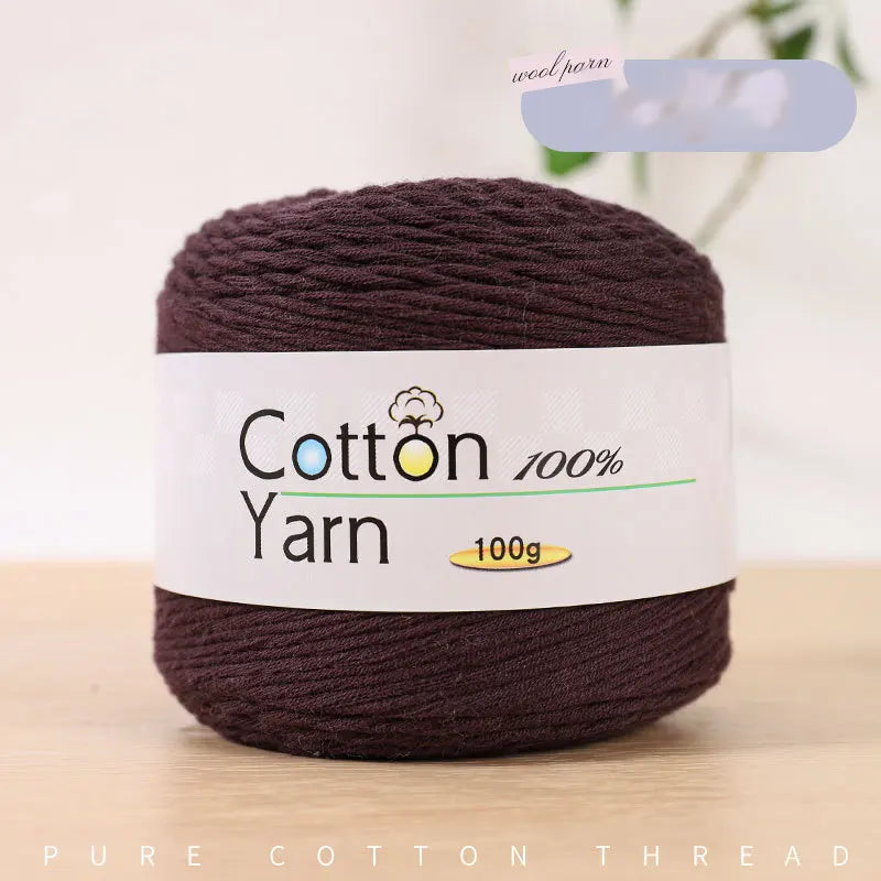16 Strand Medium Coarse Children's Pure Cotton Yarn Hand WovenBaby Thread